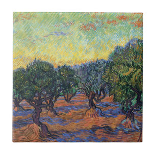 Carreau Vincent Van Gogh Oliveraie Impressionnisme Art