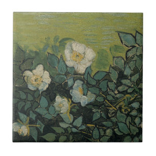 Carreau Vincent van Gogh - Roses sauvages