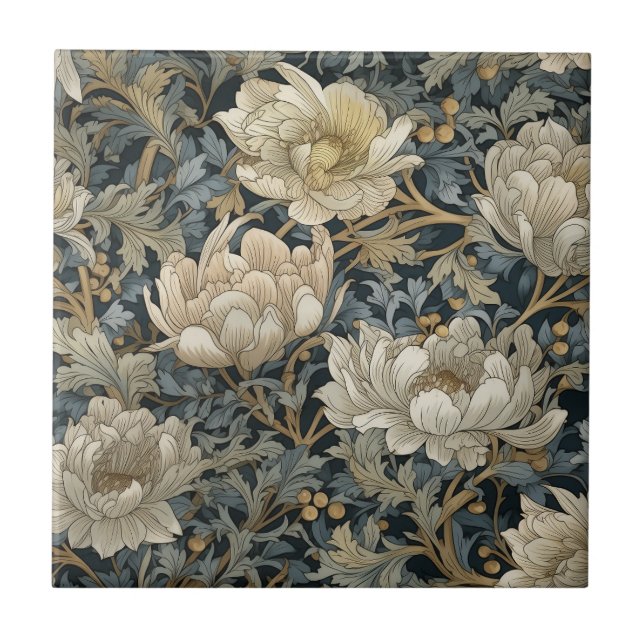 Carreau Vins victoriens - William Morris (Devant)