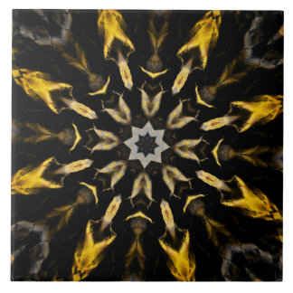Carreau Vintage Black et Gold Abstrait