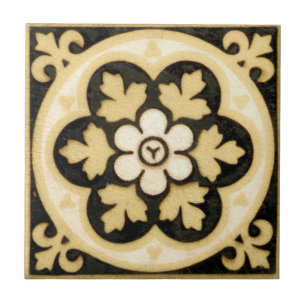 Carreau Vintage époque victorienne Amérique Encausal