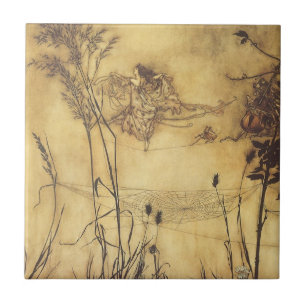 Carreau Vintage Fairy Tale, Fairy's Tightrope par Rackham