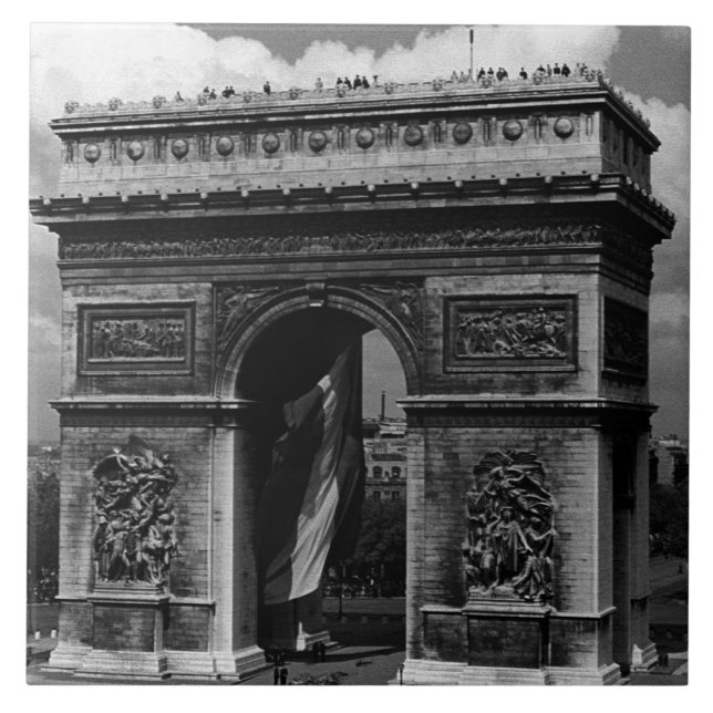 Carreau Vintage France Paris Arc de Triomphe Place Etoile (Devant)