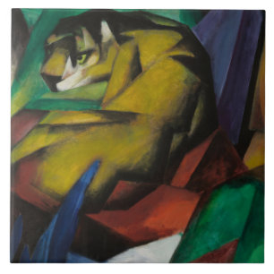 Carreau Vintage Franz Marc Le Tigre