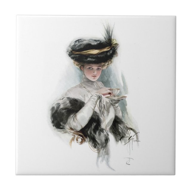 Carreau Vintage Harrison Fisher (Devant)