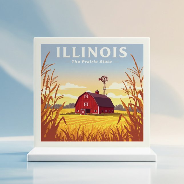 Carreau Vintage Illinois (Créateur téléchargé)
