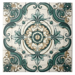 Carreau Vintage italien méditerranéen Motif