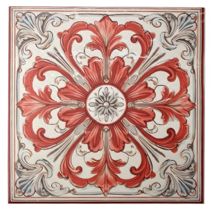 Carreau Vintage italien méditerranéen Motif