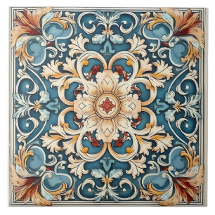 Carreau Vintage italien méditerranéen Motif