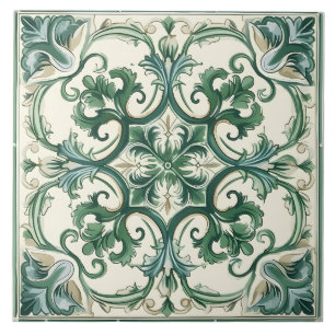 Carreau Vintage italien méditerranéen Motif