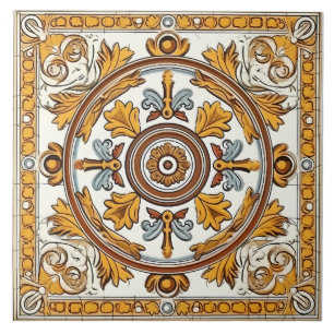 Carreau Vintage italien méditerranéen Motif