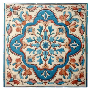 Carreau Vintage italien méditerranéen Motif