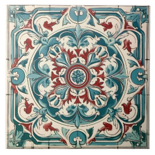 Carreau Vintage italien méditerranéen Motif