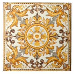 Carreau Vintage italien méditerranéen Motif