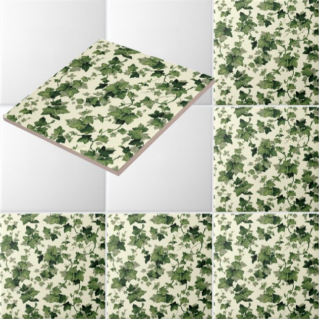 Carreau Vintage Ivy motif (Créateur téléchargé)