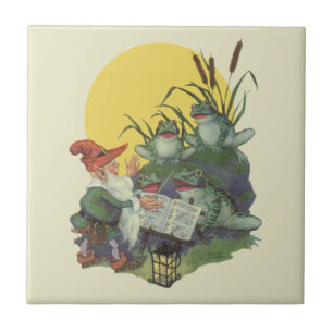 Carreau Vintage Music Magazine Couverture Art, Etude Frog 