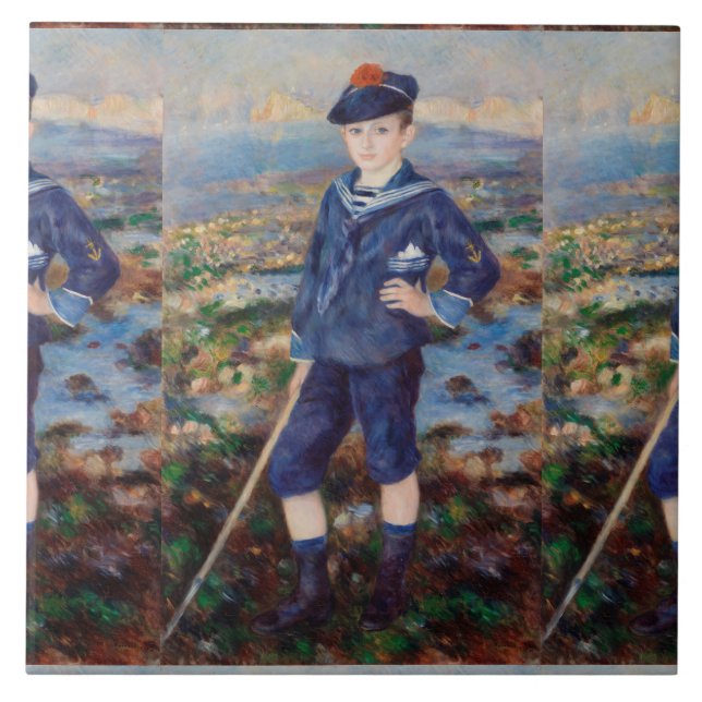 Carreau Vintage Pierre Auguste Renoir Boy (Devant)