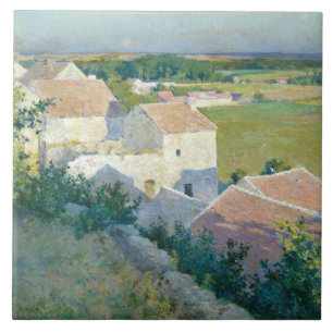 Carreau Vintage Willard Metcalf Mid-Summer Twilight