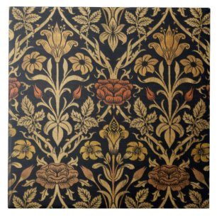 Carreau Vintage William Morris Rose et Lily