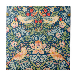 Carreau Vintage William Morris Strawberry Thief, Retro