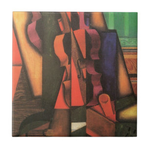 Carreau Violon et guitare par Juan Gris, Art cubiste vinta