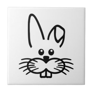 Carreau Visage de lapin