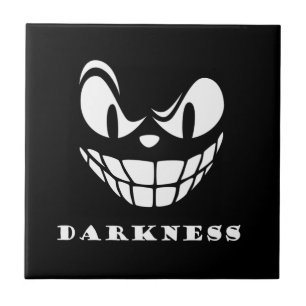 Carreau visage de monstre de ténèbres