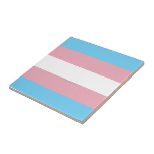 Carreau Visibilité du drapeau de fierté transgenre de Slip