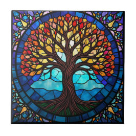Carreau Vitrail Arbre de vie Carrelage céramique