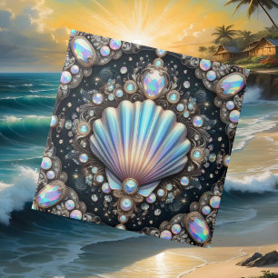 Carreau Vivre au bord de la mer Opale Diamant Coquillage