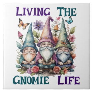 Carreau Vivre la vie de gnome