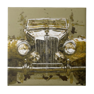 Carreau Voiture de sport vintage de MG