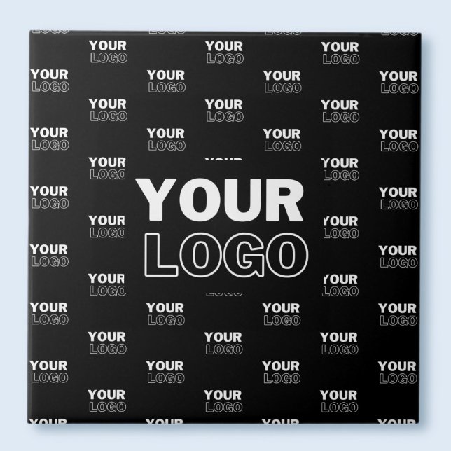 Carreau Votre logo et votre logo de répétition Arrière - p (Créateur téléchargé)