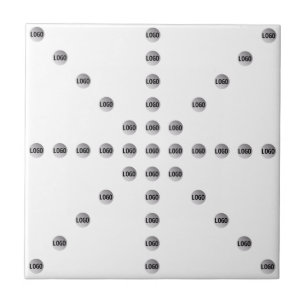 Carreau Votre logo ou toute image téléchargée   Motif étoi