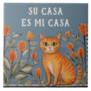 Carreau Votre Maison est Ma Maison - Drôle d'Humour de Cha