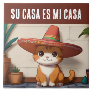 Carreau Votre Maison est Ma Maison - Drôle d'Humour de Cha