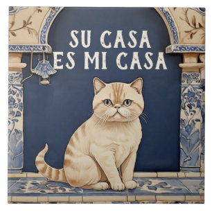 Carreau Votre Maison est Ma Maison - Drôle d'Humour de Cha