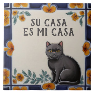 Carreau Votre Maison est Ma Maison - Drôle d'Humour de Cha