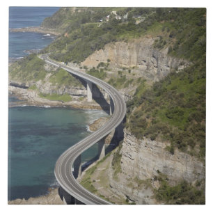 Carreau Vue aérienne du pont de Sea Cliff près de Wollongo