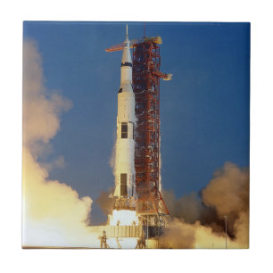 Carreau Vue au sol de l'engin spatial de mission lunaire