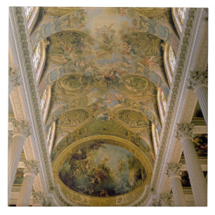 Carreau Vue de Gallery du Roi et département de plafond