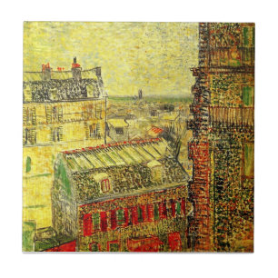 Carreau Vue de Paris depuis la chambre de Vincent par Vinc
