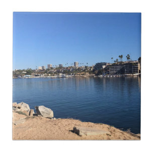 Carreau Vue depuis le Wedge, Newport Beach, Californie