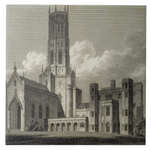 Carreau Vue du sud-est de l'abbaye de Fonthill, 1812