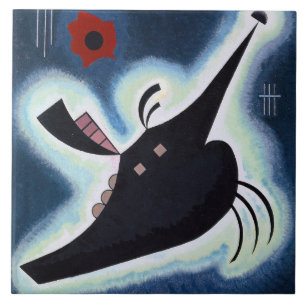 Carreau Wassily Kandinsky - Noir Pointu,