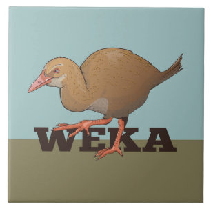 Carreau Weka New Zealand Bird
