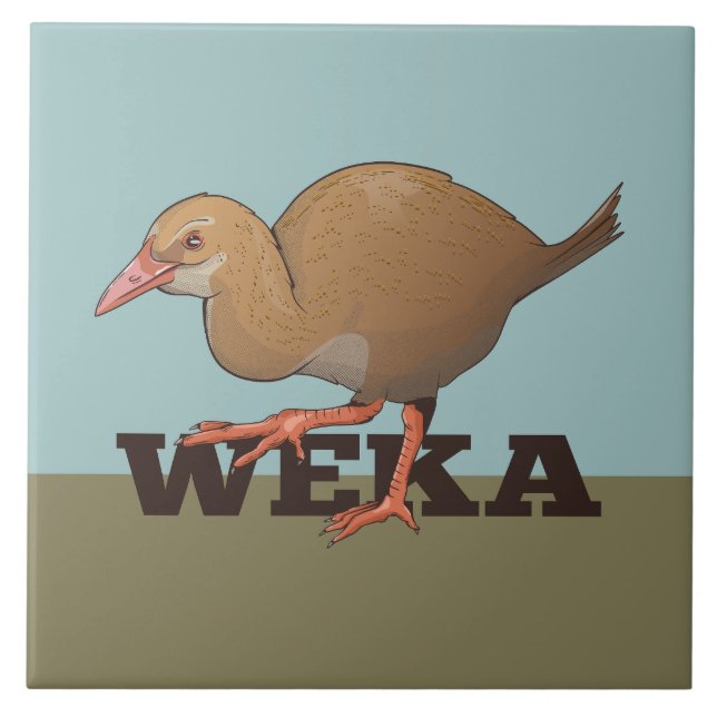 Carreau Weka New Zealand Bird (Devant)