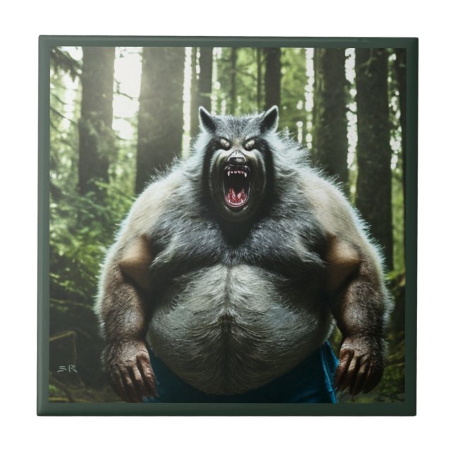Carreau Werewolf Qui A Mangé Tout Le Village Petite tuile (Devant)