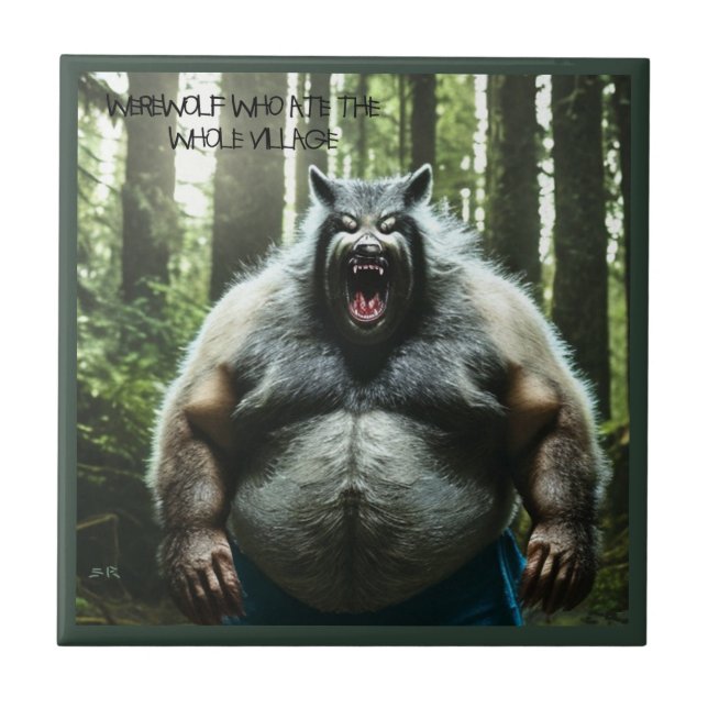 Carreau Werewolf Who Mate The Whole Village avec texte sm  (Devant)