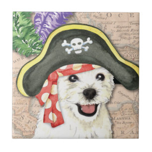 Carreau Westie Pirate